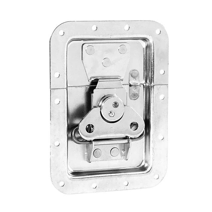 Adam Hall Hardware 17250 SP – Butterfly Verschluss groß gefedert ungekröpft 14 mm tief mit Öse