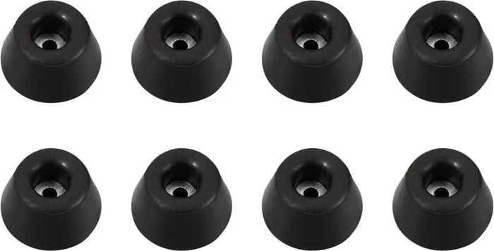 Adam Hall Hardware 4901 M 8 AH 8er Set Gummifuß 30 x 15 mm im Beutel