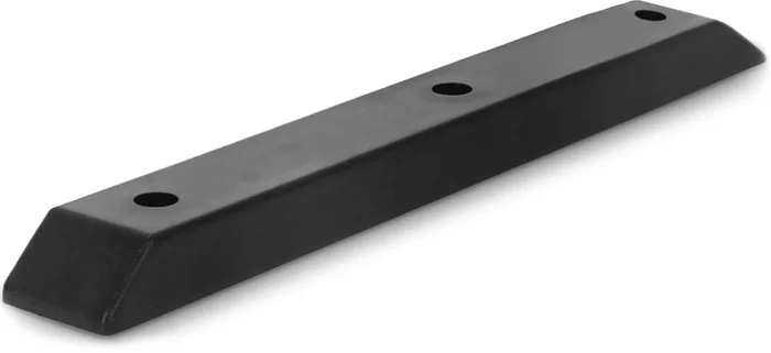 Adam Hall Hardware 49630 – Kufe aus schwarzem Kunststoff, 30 cm