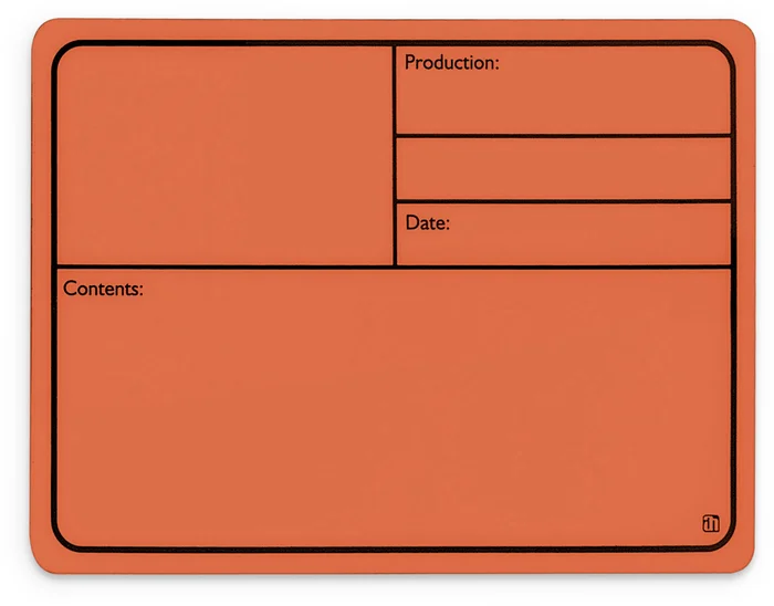 Adam Hall Hardware 88001 M ORANGE – Beschriftungsschild Kunststoff, magnetisch 177 x127 mm, orange