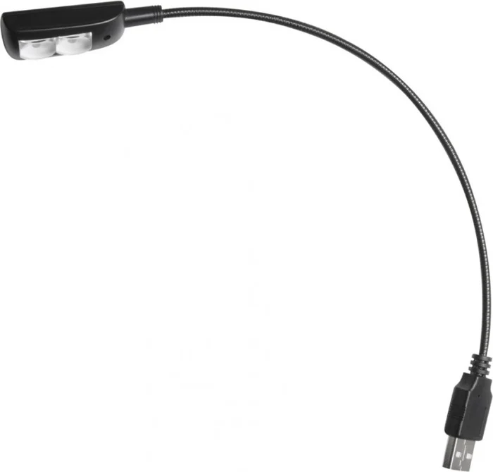 Adam Hall Stands SLED 1 USB PRO USB Schwanenhalsleuchte mit 2 LEDs