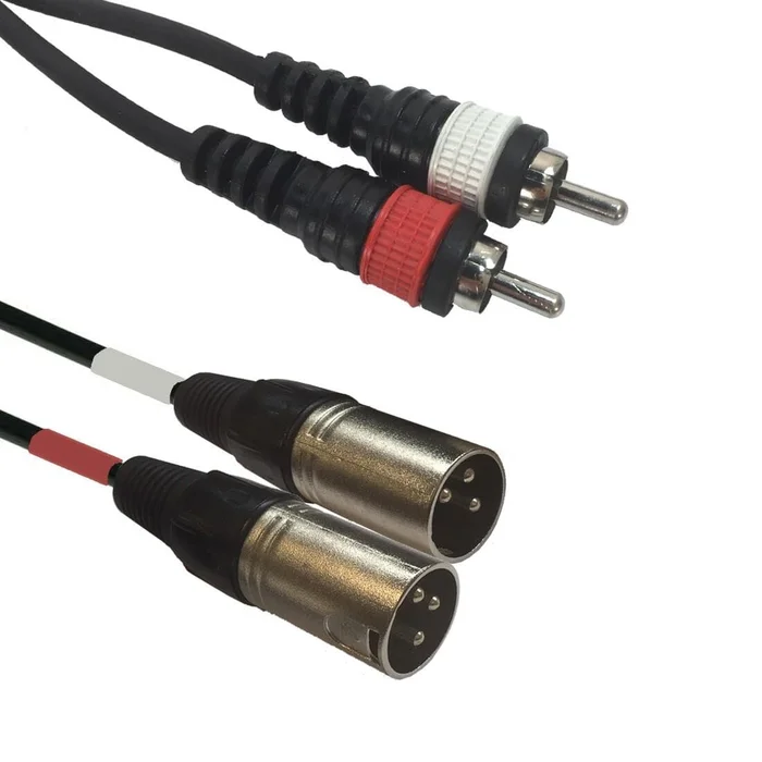 ADJ AC-2XM-2RM/5 2x XLR male to 2x RCA cinch