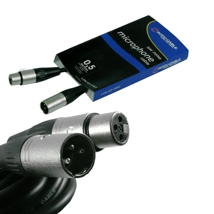 ADJ AC-PRO-XMXF/0,5 XLR m/f micro cable (Neu