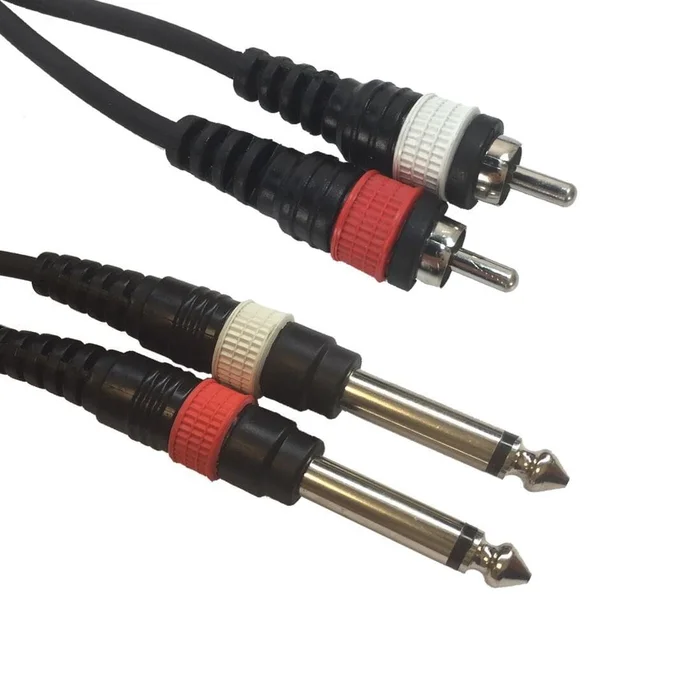 ADJ AC-R-2J6M/1,5 RCA to 2x mono 6,3 Jack 1,