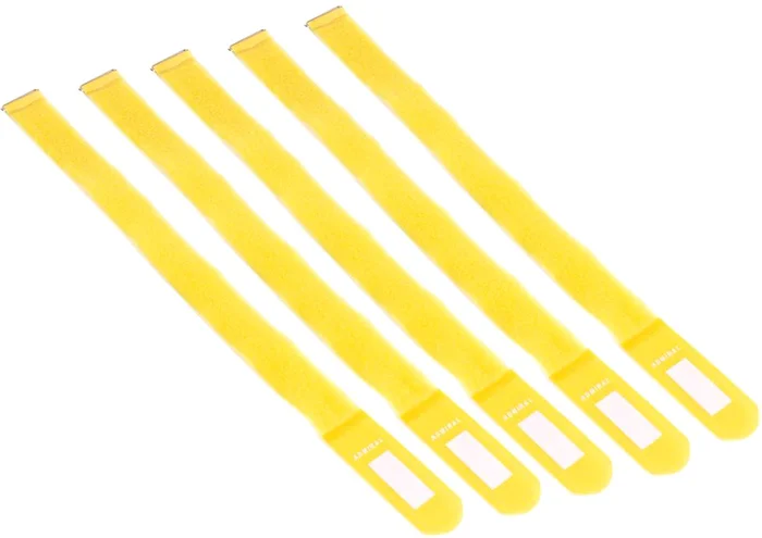 Admiral Kabelbinder 55cm gelb 5 Stück