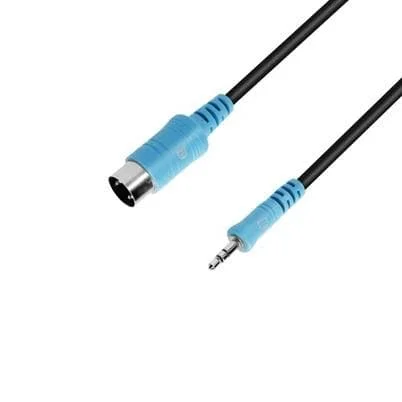 ah Cables 3 STAR B WMIDI 0300 – TRS Midi Kabel (Typ A) 3,5 mm Klinke TRS auf Midi 5-Pol, 3,0 m