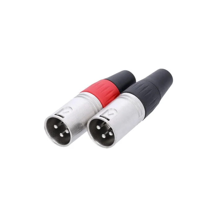 ah Connectors 3 Star C XM3 PAIR – XLR Stecker 3-Pol male Paar
