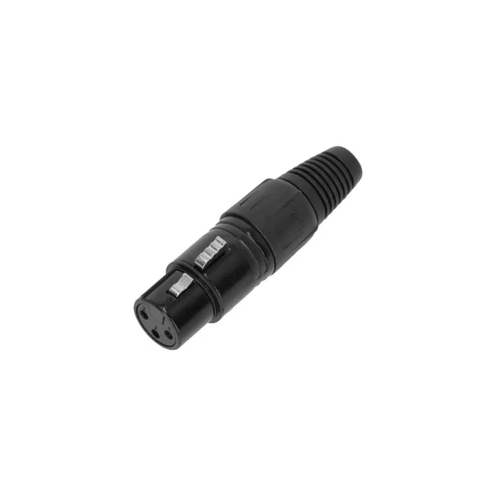 ah Connectors 3 STAR CX F3 BLK – XLR Stecker 3-Pol female