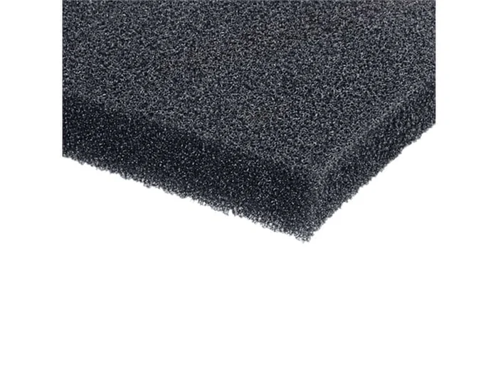 ah Hardware 019512 – Lautsprecher Frontschaumstoff schwarz 12 mm 2 x 1m