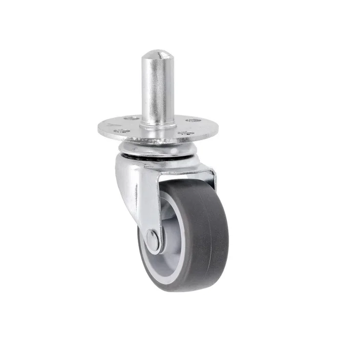 ah Hardware 37050 – 4er-Set 50mm Steckrolle mit Einbauhülse
