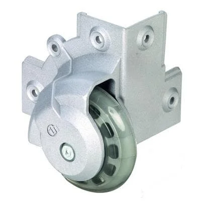 ah Hardware 37501 S – Eckaufbaurolle mit weichem Rad 75 mm