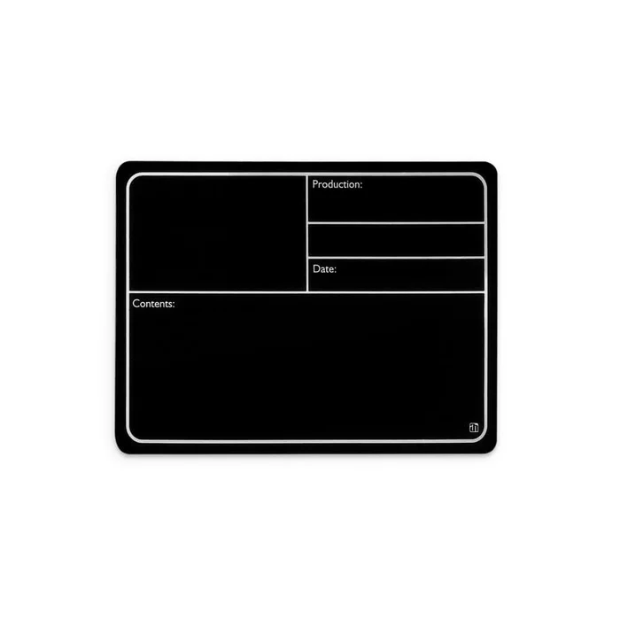 ah Hardware 88001 M BLACK – Beschriftungsschild Kunststoff, magnetisch 177 x1