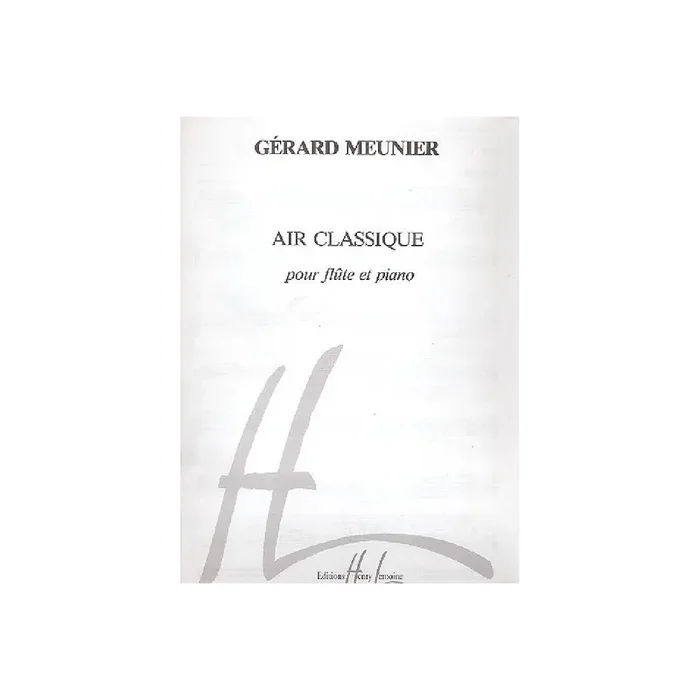 Air classique pour flute
