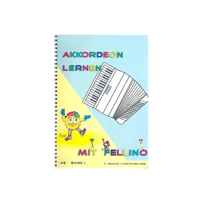 Akkordeon lernen mit Fellino Band 1