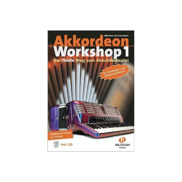 Akkordeon Workshop Band 1 (+CD+ergänzende Videos im Internet)