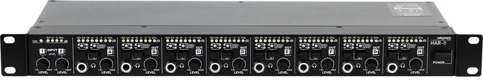 algam Audio SAA HAR-8 – Kopfhörer-Verstärker – HAR-8 – 8-Kanal-Rackmount-Kopfhörerverstärker