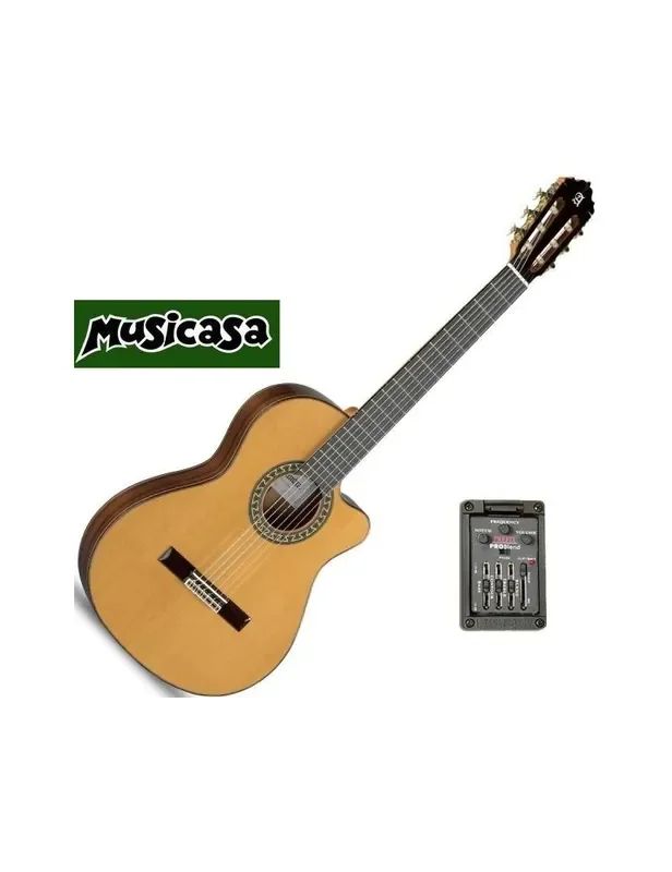 ALHAMBRA 5P-CT-E2 Guitarra clasica amplificada Caja Estrecha. Fishman Prefix-Pro Blend.
