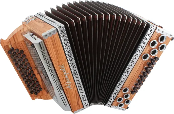 Alpengold Stubach Harmonika G-C-F-B Olive