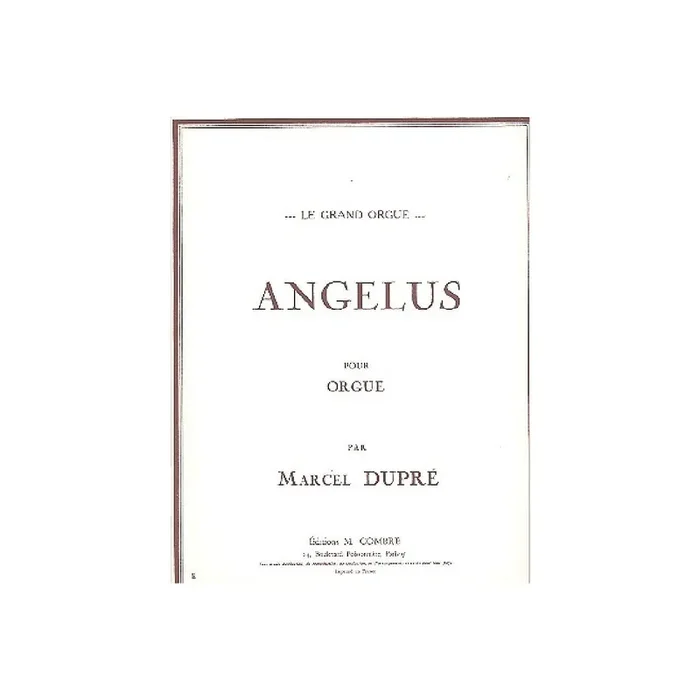 Angelus pour orgue