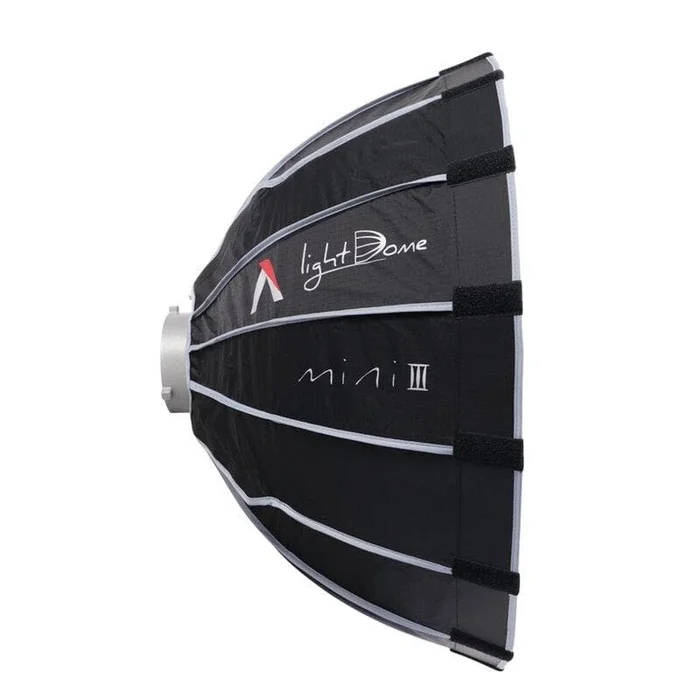 Aputure Light Dome Mini III – Kompakte, kreisförmige Softbox mit völlig neuem, schnell faltbarem Flat-Pack-Design