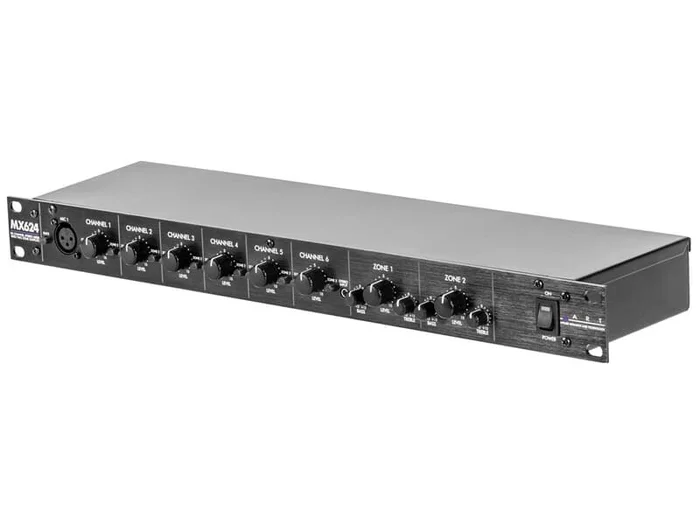 ART MX624 – 6 Kanal Stereo Mischpult mit 2 Zonen
