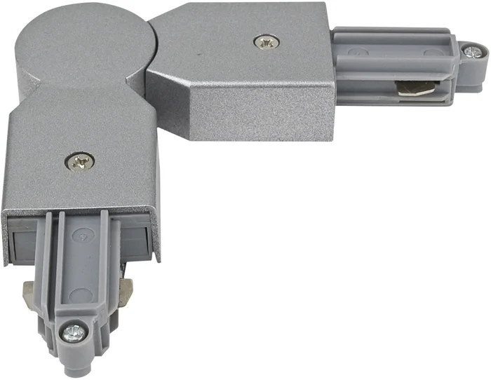 ARTECTA 1-Phasen-Eckverbinder Silber – RAL9006