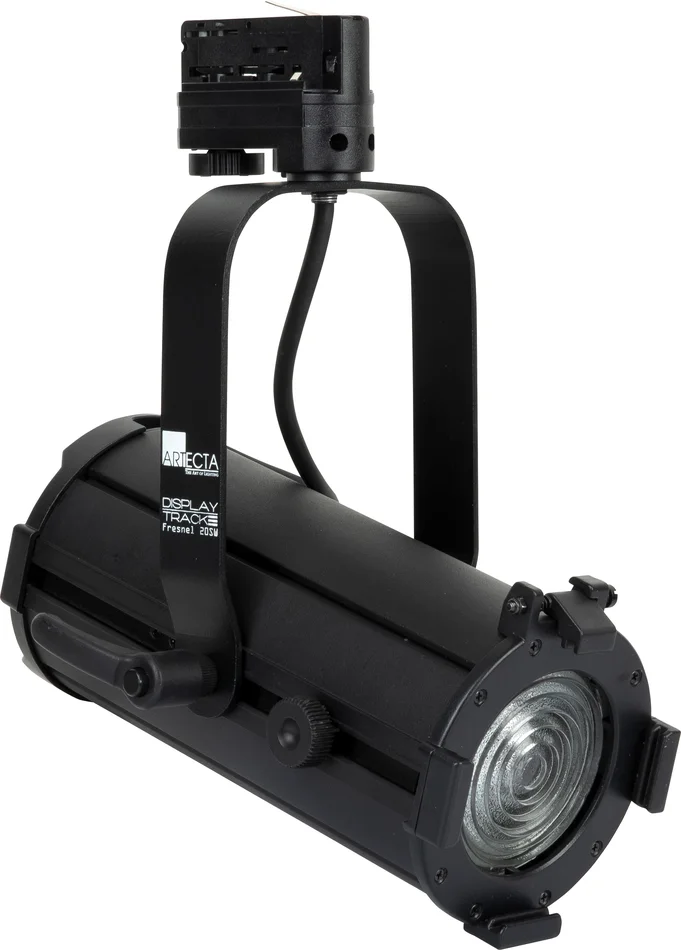 Artecta Display Track Fresnel 20 SW 20 W Schaltbare Weiße LED-Fresnel – Schwarz