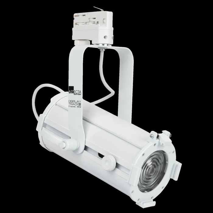 ARTECTA Display Track Fresnel 20 SW Dreiphasig – umschaltbare weiße LED-Fresnel – 540 Lumen – weiß