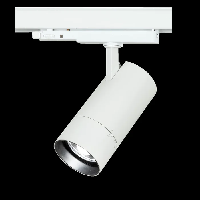 ARTECTA Newark Schienenstrahler 30 W CCT Dreiphasig – umschaltbare weiße LED – zoom – 2400 Lumen – weiß