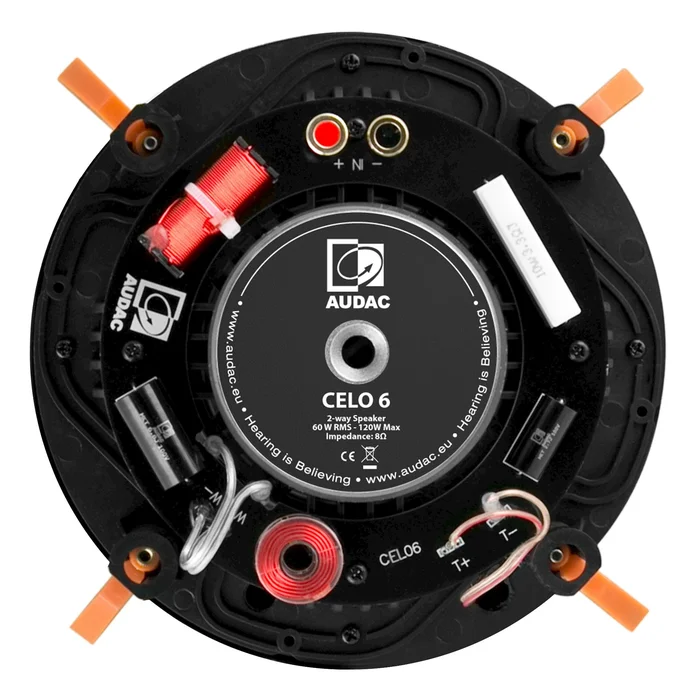 AUDAC CELO6I/W – Einbaulautsprecher, rund, 1×6″, 1×1″, 60W/8Ohm, weiß (RAL9016) – Bild 3