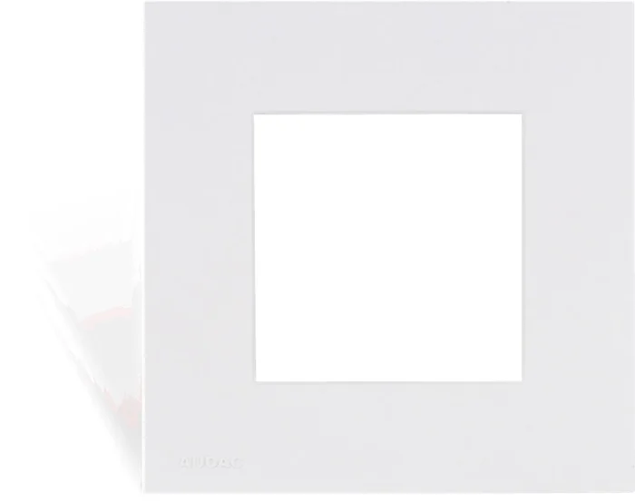 Audac CF 45 SH W Abdeckrahmen 45 x 45 mm mit Haken – weiß