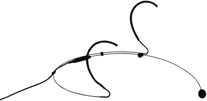 Audac CMX 726 B Headset Mikrofon schwarz