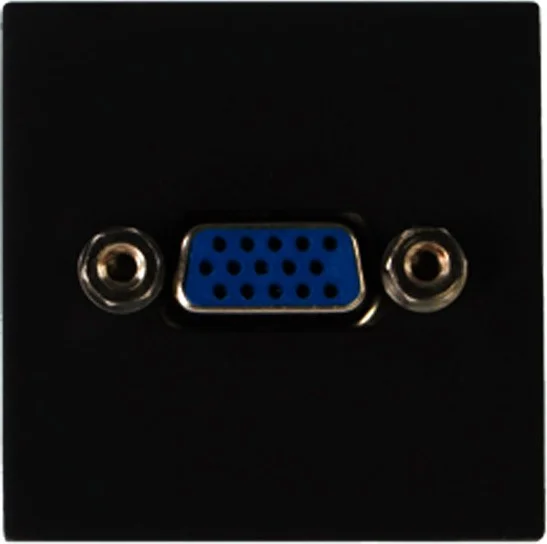 Audac CP 43 VGAB Anschlussplatte mit VGA Buchse schwarz
