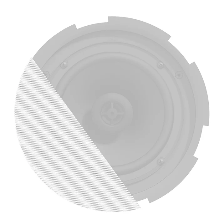 AUDAC GLI08/OW – CIRA8 Frontgitter, wetterfest, RAL9003, weiß