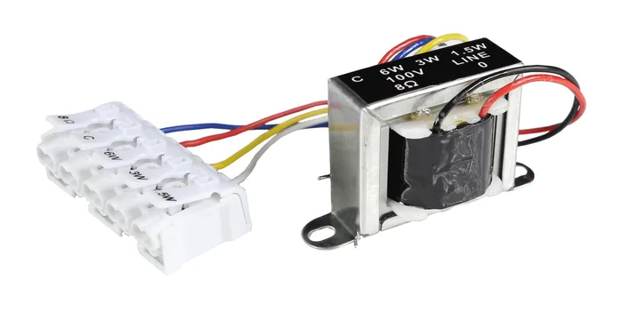 AUDAC TR1006F – 100V Übertrager, 6W/3W/1,5W – 8Ohm, mit FastCon™ Anschlussklemme