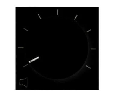 AUDAC VC3036/B – Wandpanel mit Lautstärkeregler für 100V Linie, 36W, Pflichtrufrelais