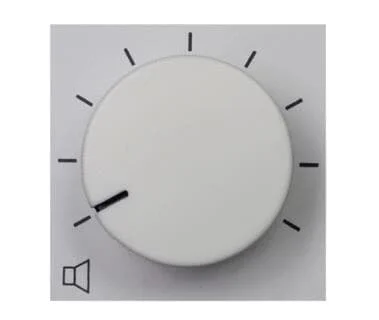 AUDAC VC3036/W – Wandpanel mit Lautstärkeregler für 100V Linie, 36W, Pflichtrufrelais