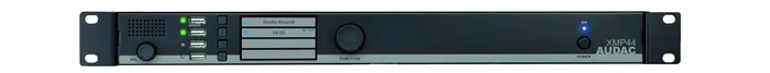 AUDAC XMP44 – Modularer Audioplayer, 4xSourceCon™ Slot, LCD-Display, Abhörlautspreche