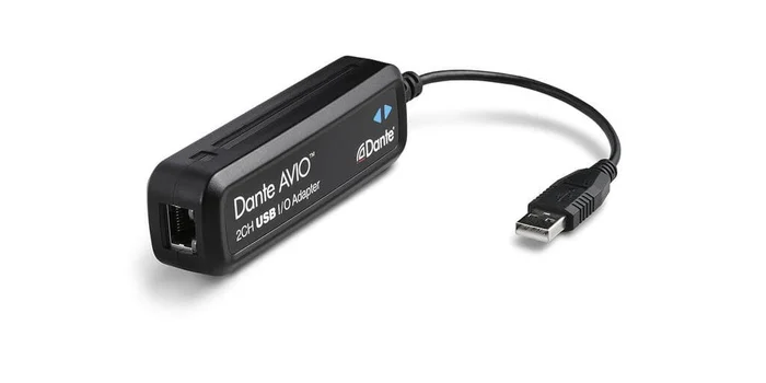 Audinate ADP-USB-2X2, Dante®-AVIO-USB-Adapter
