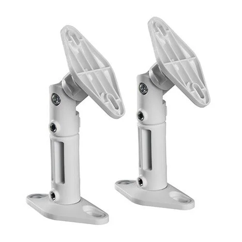 Audizio HTS20W Set mit 2 universellen und verstellbaren Lautsprecher-Wandhalterungen weiß