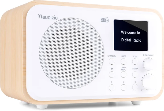 Audizio Milan DAB+ Radio mit Batterie Weiß