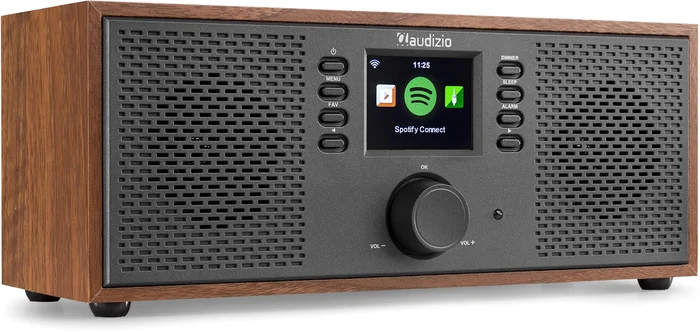 Audizio Rimini Stereoanlage WiFi Internet Radio Holz