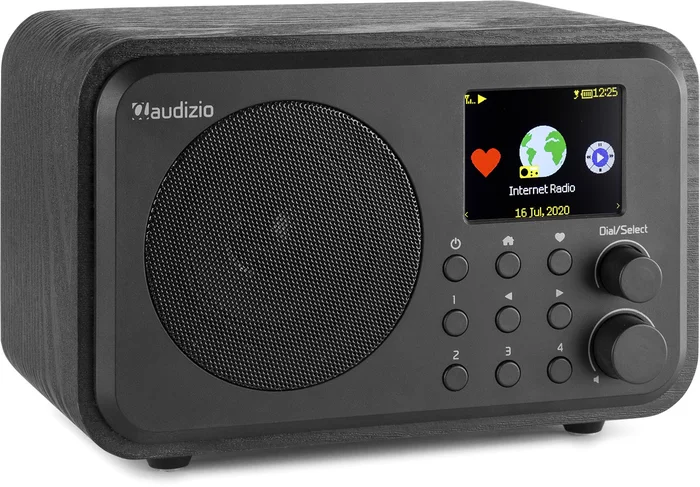 Audizio Venice WIFI Internet Radio mit Akku Schwarz