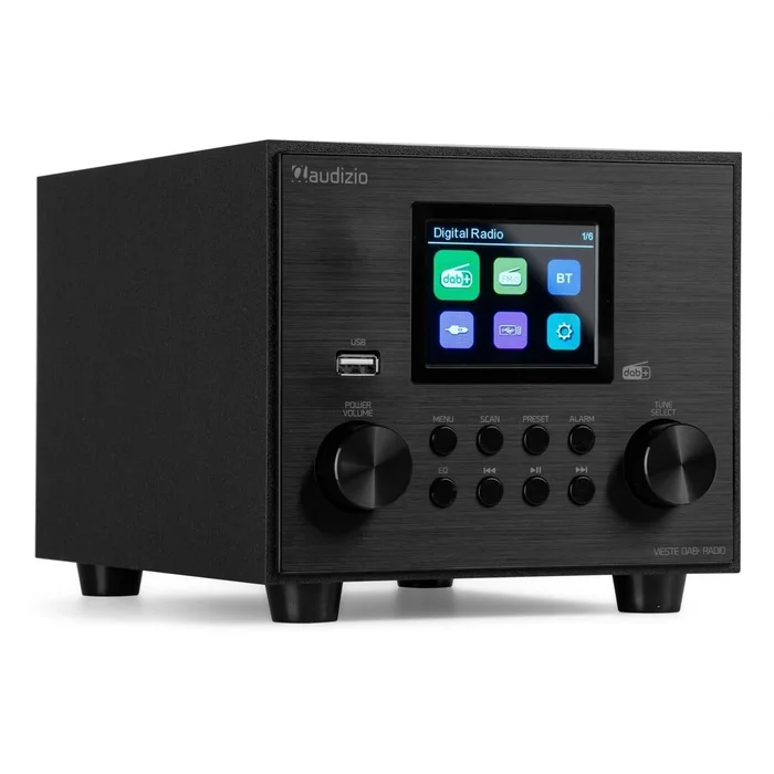 Audizio Vieste DAB+ Radio-System mit Subwoofer – Schwarz