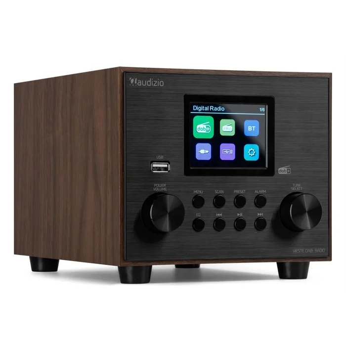 Audizio Vieste DAB+ Radio-System mit Subwoofer – Wood