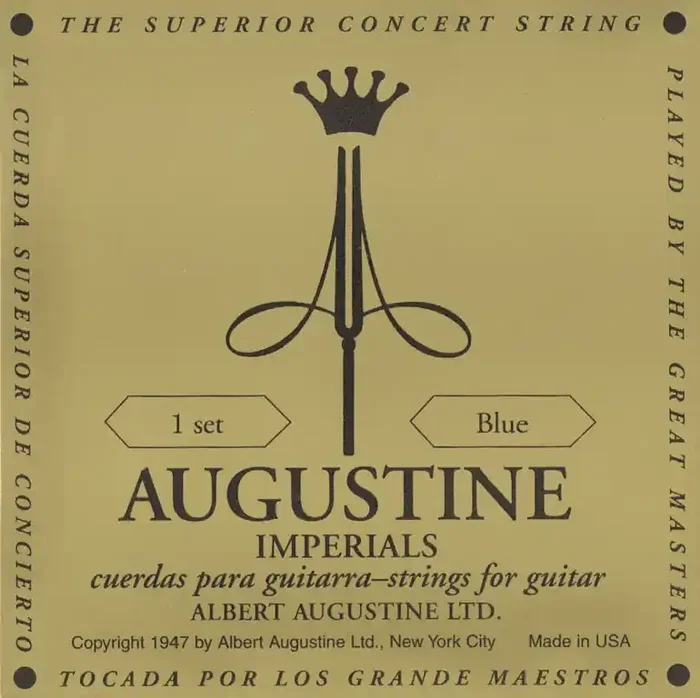 Augustine „Imperials Blue“ Saitensatz für klassisch Gitarre.