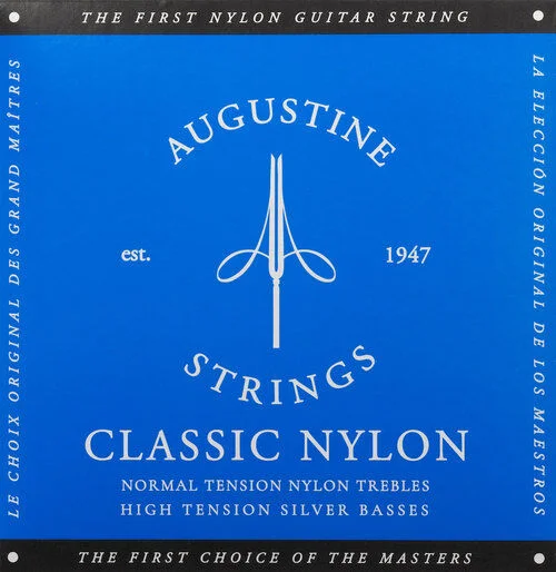 Augustine Klassikgitarre-Saiten Classic Label Satz Blau normal/high