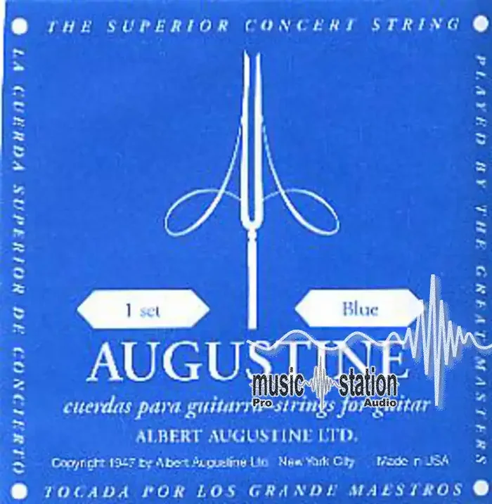 Augustine Saitensatz Konzertgitarre blau High Tension