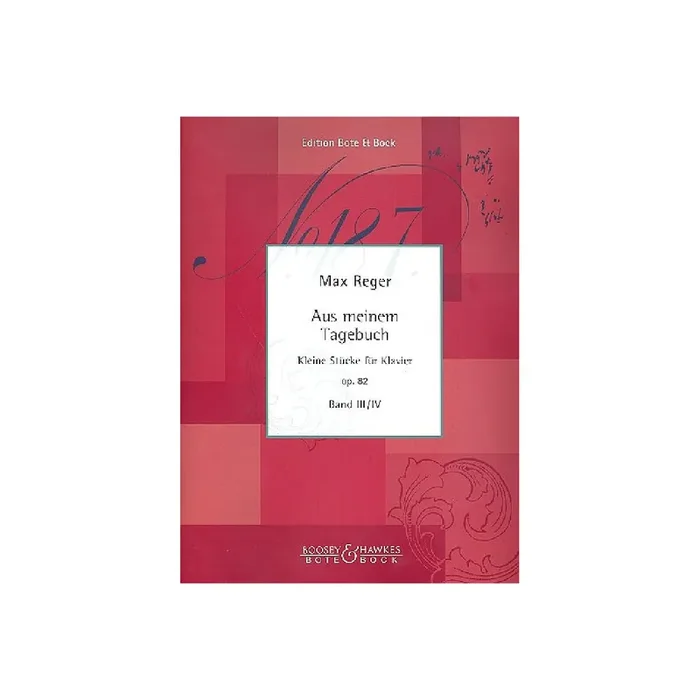 Aus meinem Tagebuch op.82 Band 3/4