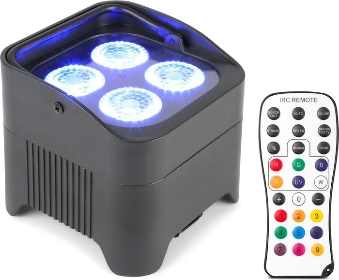 beamZ BBP94 Batterie Uplight Par 4x 10W